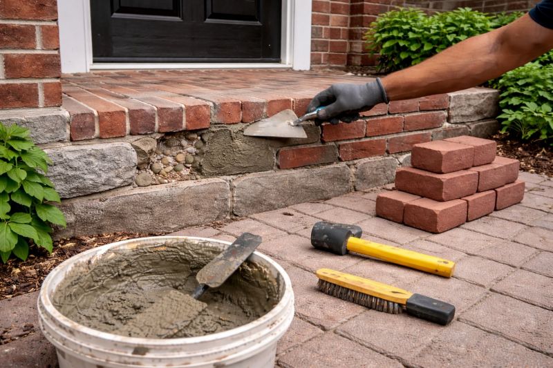 Entryway Brick Repair
