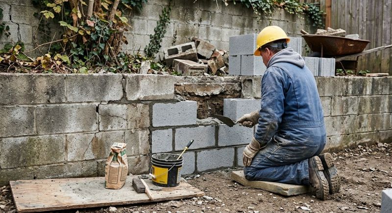 Block Wall Repair in Gig Harbor, WA