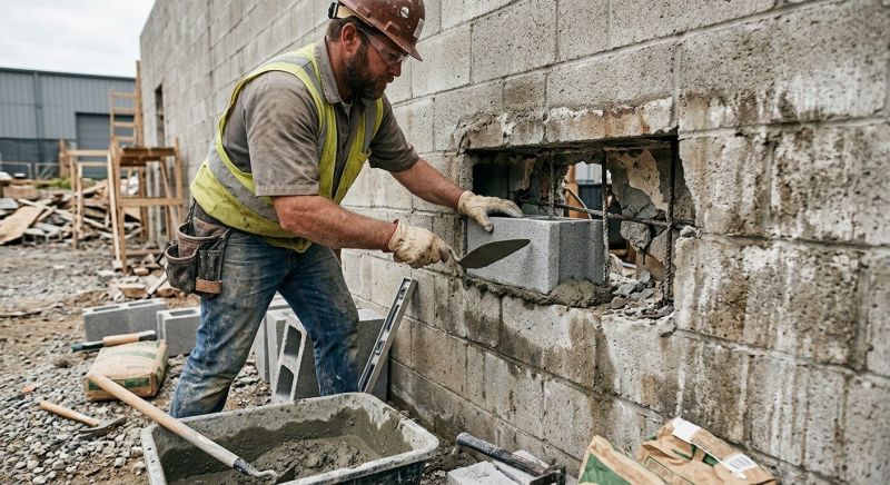 Block Work Repair in Kitsap County, WA