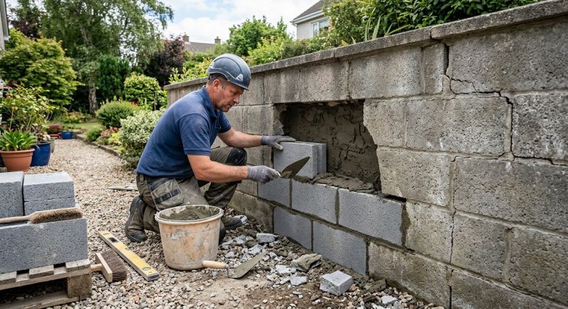 Concrete Block Repair in Olalla, WA