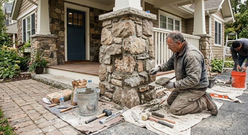 Stone Column Repair in Kitsap County, WA