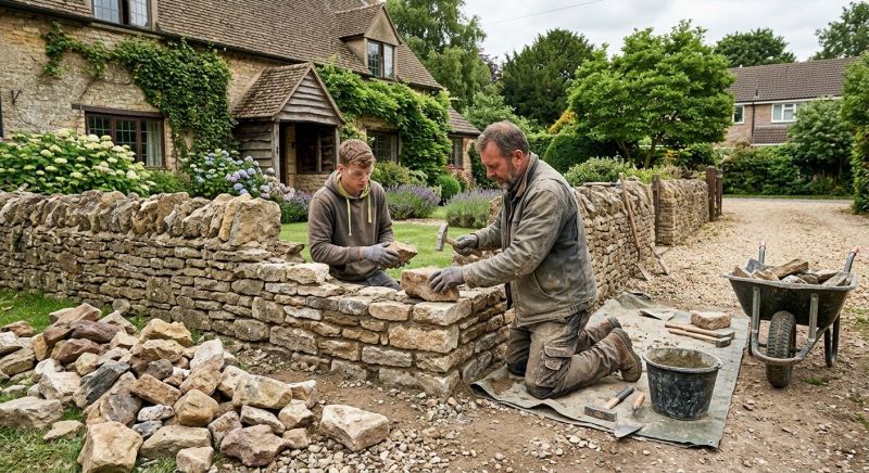 Stone Wall Repair in Kitsap County, WA