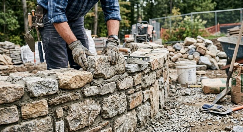 Stonework Installation in Fox Island, WA